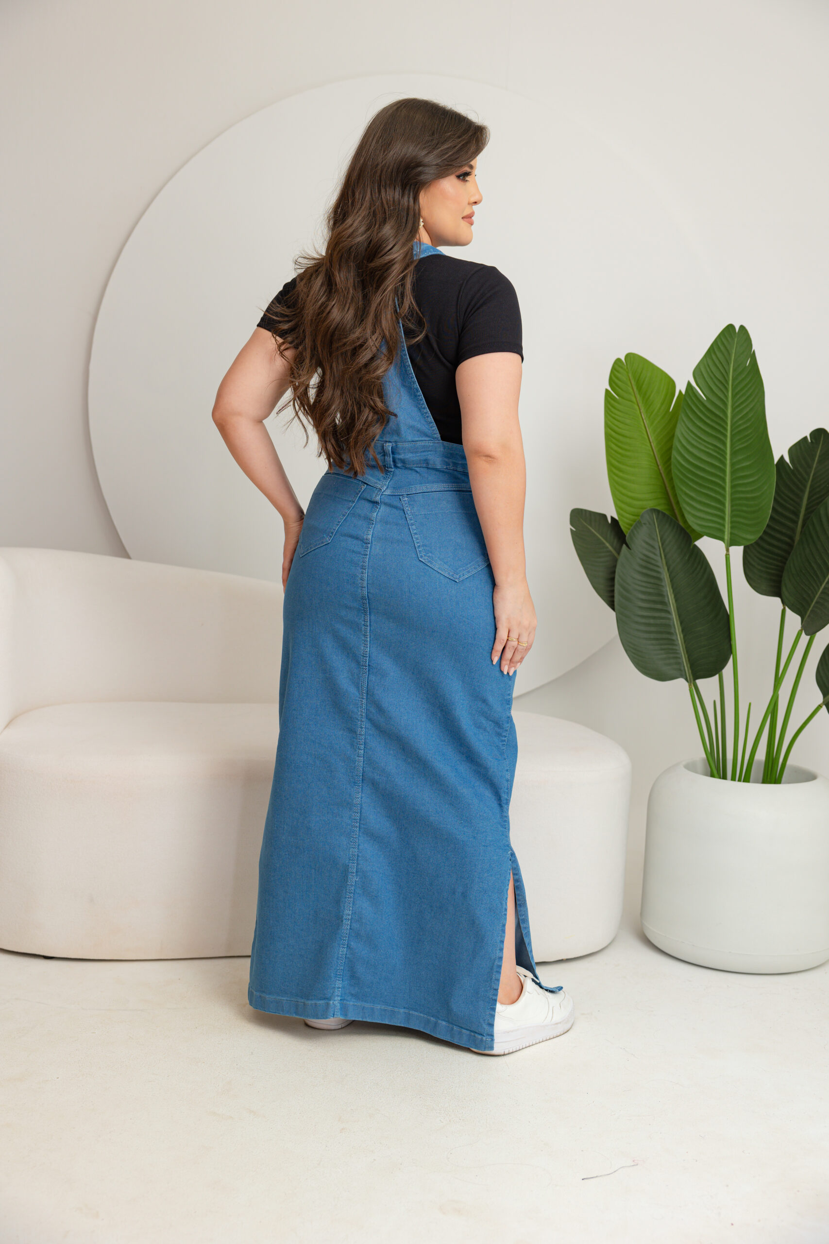 Jardineira Longa Delavê - Imagem 2